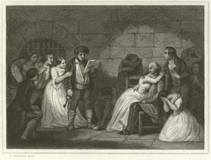 Call of the Convicted by Alfred (after) Johannot