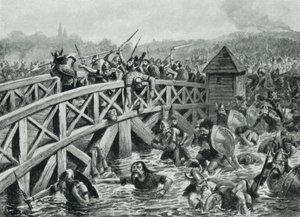 The Battle of Stamford Bridge, September 25th by Alfred (after) Pearse