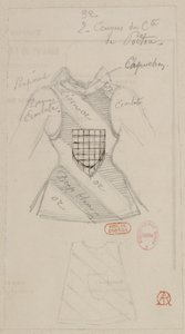 The Sorceress - Costume Designs - Squires of the Count of Poitou by Alfred Albert