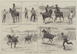 Military Sports at Aldershot by Alfred Chantrey Corbould