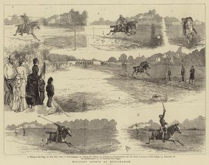 Military Sports at Hurlingham by Alfred Chantrey Corbould
