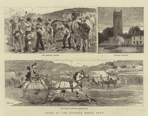 Notes at the Banwell Horse Show by Alfred Chantrey Corbould