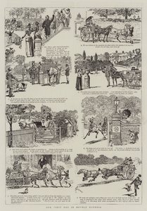 Our First Day in Double Harness by Alfred Chantrey Corbould