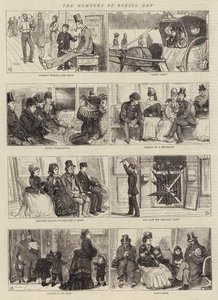 The Humours of Boxing Day by Alfred Chantrey Corbould