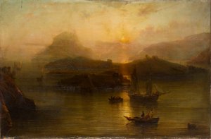 Wicklow Head and Blackrock Castle by Alfred Clint