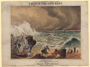 Launch the Life Boat by Alfred Concanen