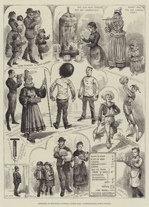 Sketches at the Royal Victoria Coffee Hall, Waterloo-Road, South London