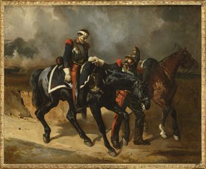 The Wounded Cuirassier by Alfred Dedreux