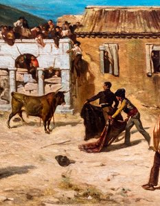 Fight of Novillos (Detail)