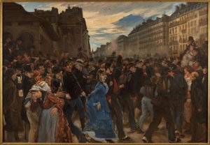The Departure of the Mobiles, in July 1870, circa 1879 by Alfred Dehodencq