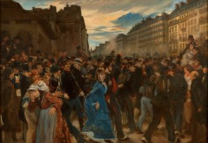 The Departure of the Garde Mobile in July 1870 by Alfred Dehodencq