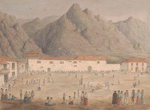 Square in the Village of Los Silos, Tenerife