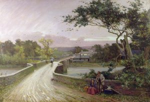 Newby Bridge, Windermere by Alfred East
