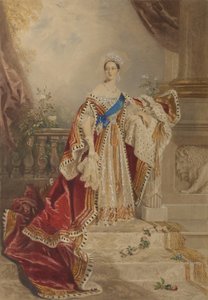 Queen Victoria of England by Alfred Edward Chalon