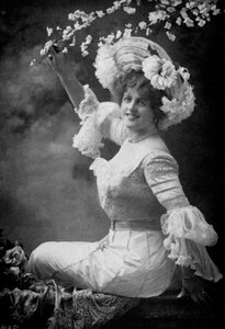 Marie Studholme, English theatre actress by Alfred Ellis and Walery