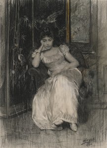 Mademoiselle de Clermont-Tonnerre by Alfred Emile Stevens