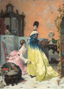 The Fitting by Alfred Emile Stevens
