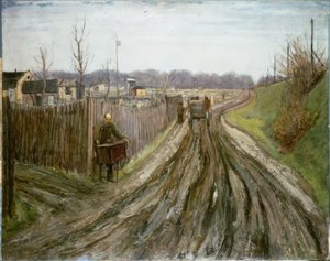 Organ Grinder by Alfred Frank