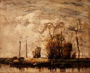 Dutch Canal by Alfred Gibson William