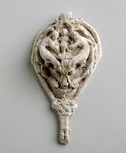 Maquette for a Pendant with Two Figures Hanging Over the Figure of a Child