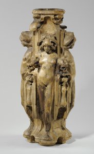 One of 9 maquettes for the Sam Wilson Chimneypiece, c.1908-14 (plaster & shellac) by Alfred Gilbert