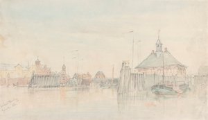 Harbour, Hamburg from the Elbe