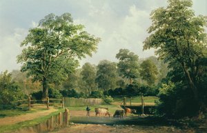 Landscape with Cows, 19th century