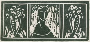 Linoleum Cut with Tribute by Sherwood Anderson