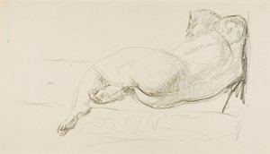 Reclining Nude by Alfred H. Maurer