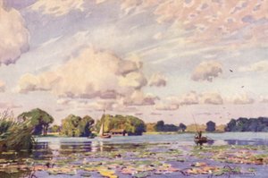 Barton Broad, Norfolk by Alfred Heaton Cooper