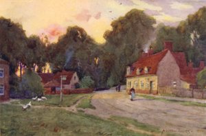 East Bergholt, Suffolk by Alfred Heaton Cooper