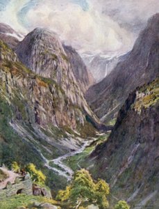 Naerdal, from Stalheim, Sogne Fjord