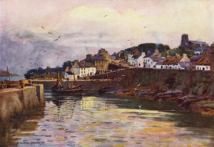 The Harbour, Roundstone, County Galway by Alfred Heaton Cooper