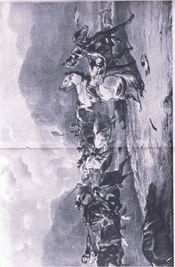 The Retreat at Naseby: 14th June 1645 by Alfred Heaton Cooper