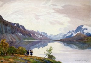 View from Tourist Station, Saltoluokta, Lapland