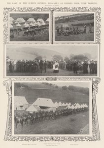 The Camp of the Surrey Imperial Yeomanry at Denbies Park, Near Dorking