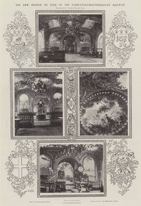 The New Station De Luxe of the Paris-Lyons-Mediterranean Railway by Alfred Hugh Fisher
