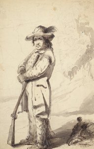 A Rocky Mountain Trapper, Bill Burrow, c.1837