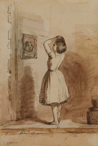 Carrie. Toilet at the Broken Mirror