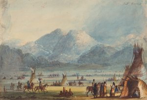 Cut Rocks by Alfred Jacob Miller