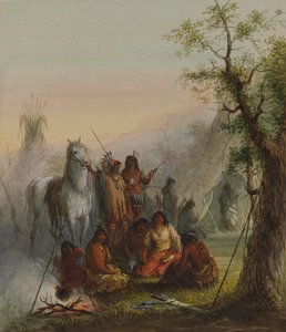 Encampment of Indians by Alfred Jacob Miller