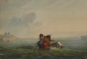 Indian Elopement by Alfred Jacob Miller