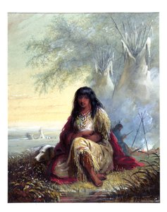 Indian Girl (Sioux) by Alfred Jacob Miller