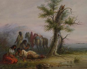 Indian Women by Alfred Jacob Miller