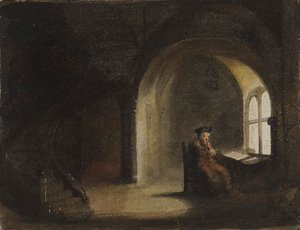 Man Seated by a Window by Alfred Jacob Miller