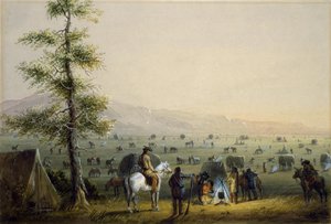 Our Camp by Alfred Jacob Miller