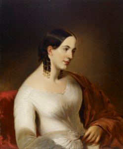 Sarah Malvina Allen Heald (Mrs. Wm. Henry Heald) (1824-1854) by Alfred Jacob Miller