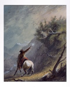 Shooting a Cougar by Alfred Jacob Miller