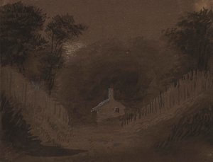 Small House Among Trees by Alfred Jacob Miller
