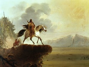 Snake Indians by Alfred Jacob Miller